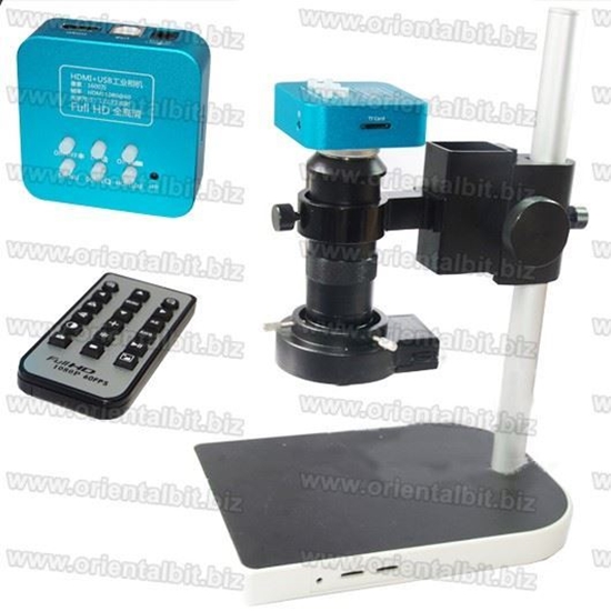 Picture of 16MP 1080P 60FPS HDMI USB Industrial Microscope Camera+ 100X ZOOM C-mount Lens K