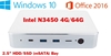 Picture of Intel N3450 4GB + 64GB Windows 10 Dual WiFi 4K HD Bluetooth 4.0 MINI PC TV Box VGA
